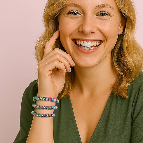 Fleurs sauvages | Bracelet en diamants en verre Firefly 
