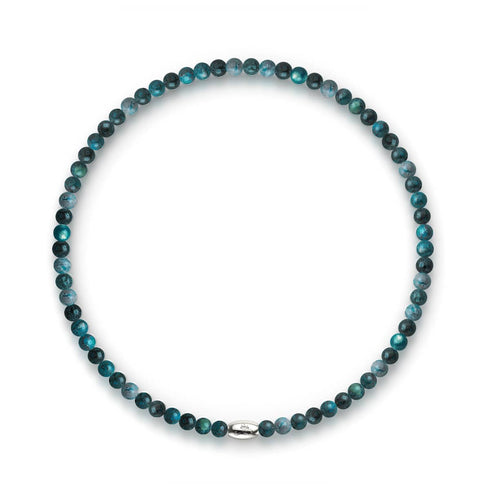 Teal Turquoise | Silver | Gemstone Wrap