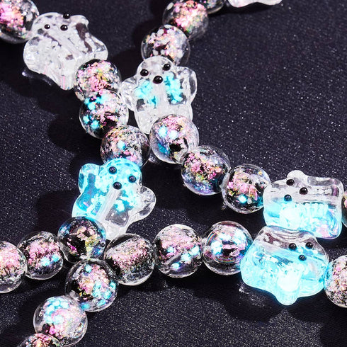 Pink Potion | Firework Glass Ghost Bracelet