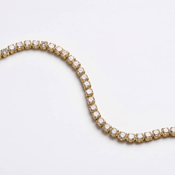 18k or x cristal | Tennis Club Bracelet