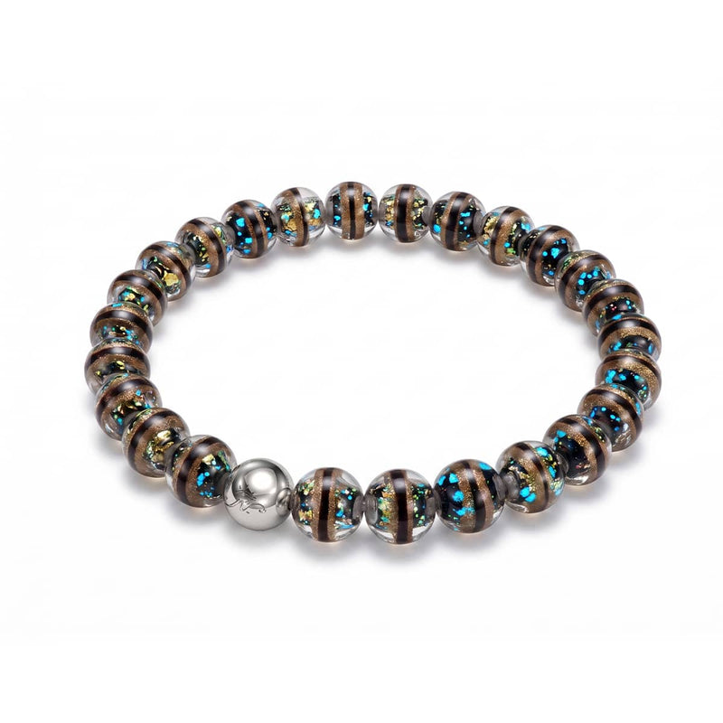 Bengale en bronze | Bracelet en verre de tigre