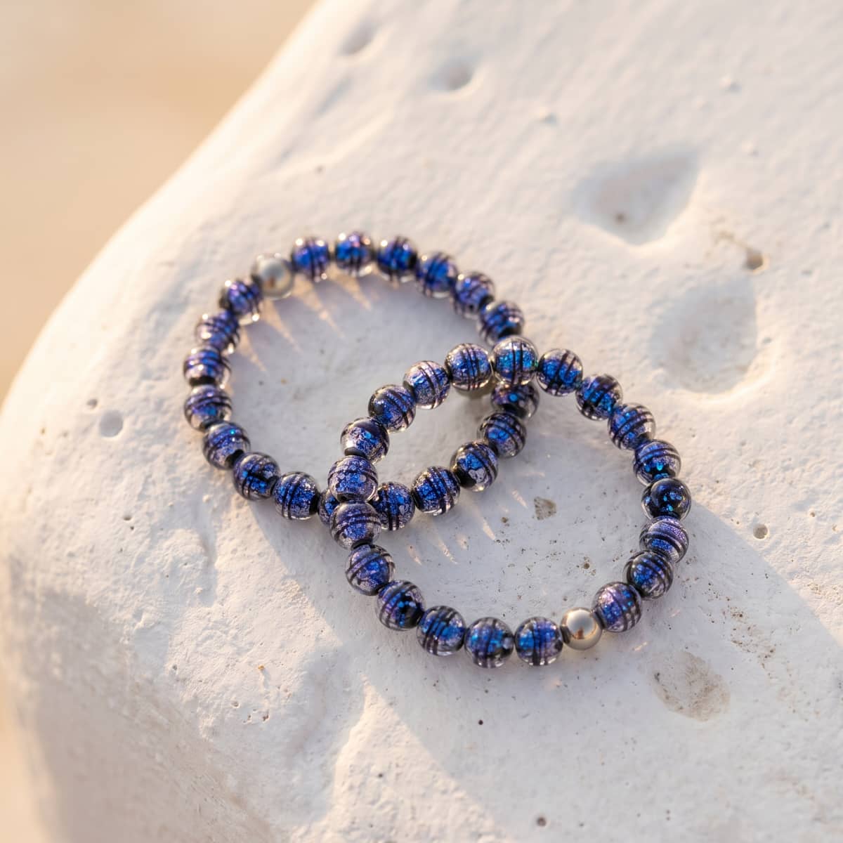 Midnight Sapphire | Firework Glass Orbit Bracelet– NOGU Canada