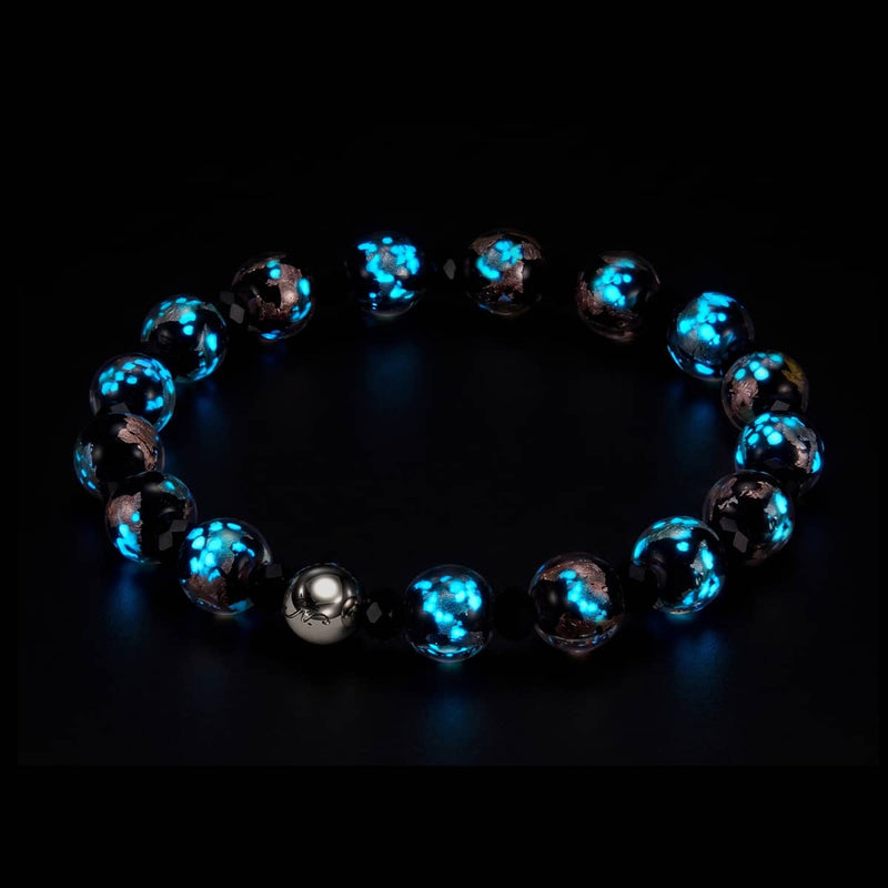 Éclipse Vanilla | Bracelet en cristal de verre lunaire