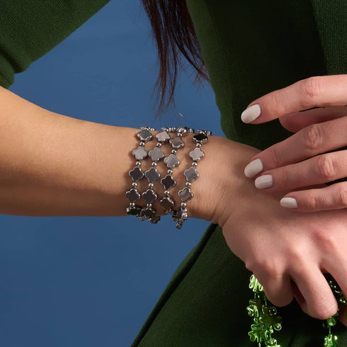 Silver Fortune | Clover Wrap