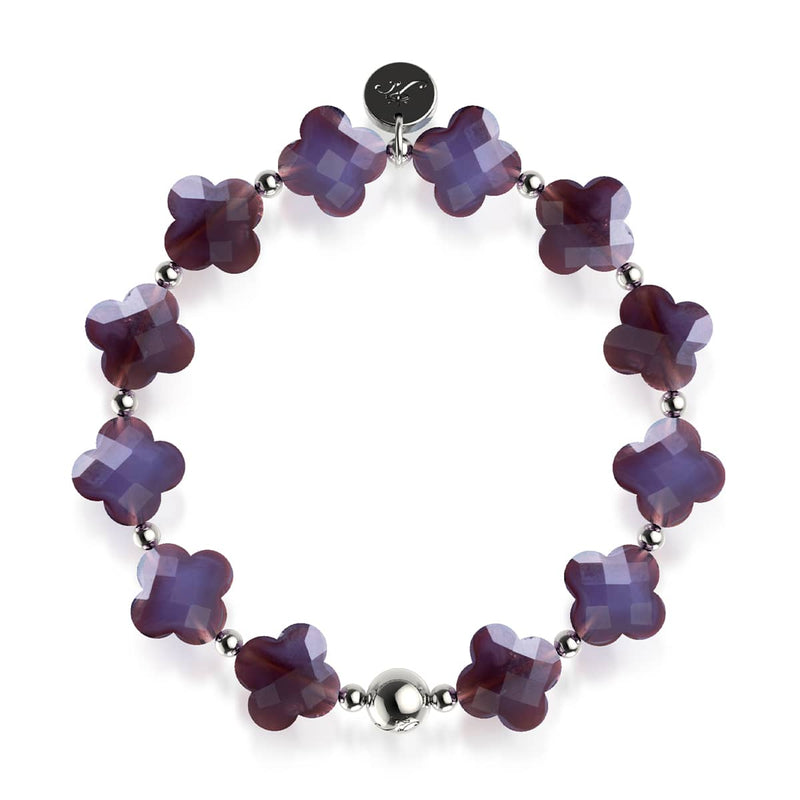 Bracelet Trèfle | Printemps Violet