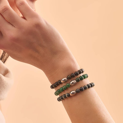 Bracelet œil d'aigle AAA | Argent sterling 925 | Bracelet en pierres précieuses 