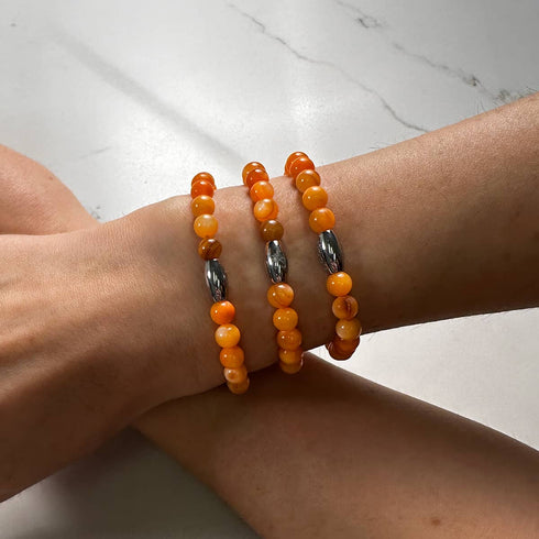 Bracelet en ormeau Harvest Moon x Silver