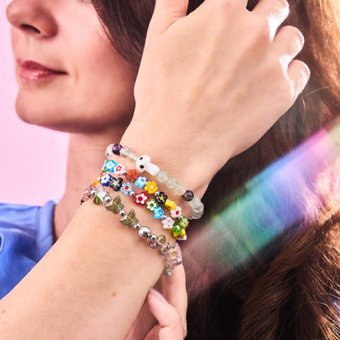 Mousse de fée | Argent | Bracelet papillon