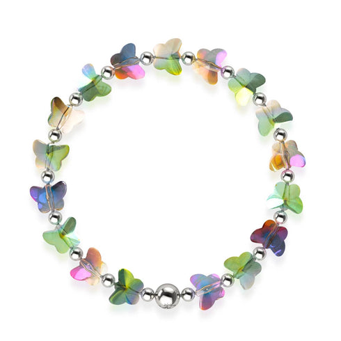 Mousse de fée | Argent | Bracelet papillon
