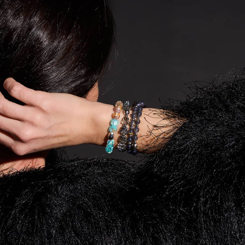 Olive Monarch | Argent | Bracelet Papillon
