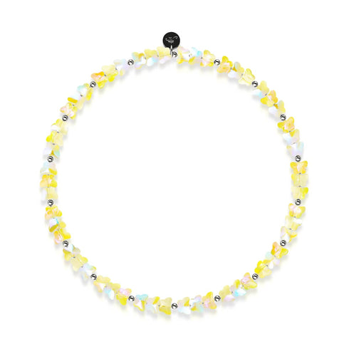 Lever de soleil | Argent sterling 925 | Papillon enroulé jaune foncé