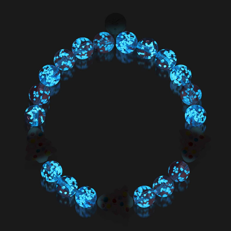 Pink Evergreen | Silver | Firefly Glass Bracelet