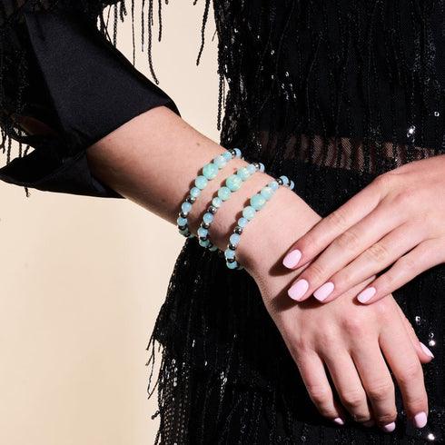 Bracelet Cascade Opale Dreamscape | Menthe Dorée