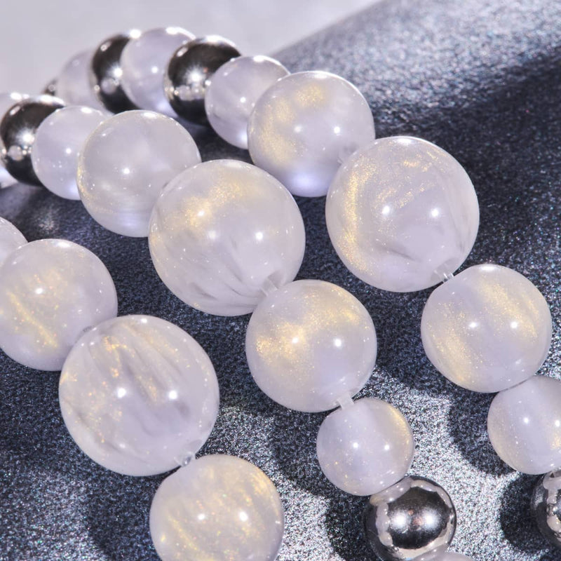 Bracelet Cascade Opale Nuage Satin | Dreamscape