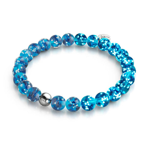 Aigue-marine | Argent sterling .925 | Bracelet Verre Luciole