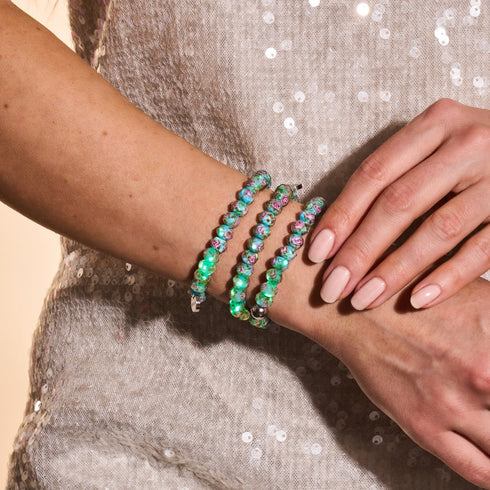 Bracelet Bluebell | Firefly en verre et diamants 