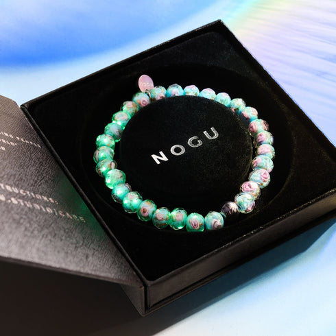 Bracelet Bluebell | Firefly en verre et diamants 