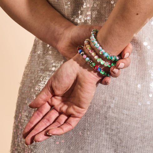 Bracelet Bluebell | Firefly en verre et diamants 