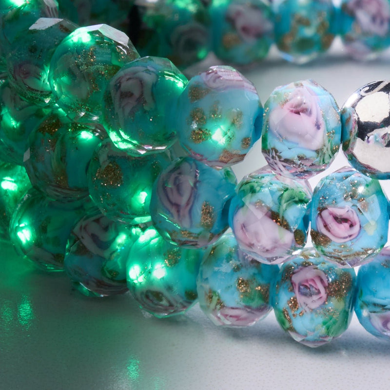 Bracelet Bluebell | Firefly en verre et diamants 