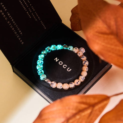 Cobbler aux myrtilles | Argent sterling 925 | Bracelet en verre Firefly