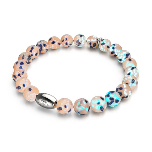 Cobbler aux myrtilles | Argent sterling 925 | Bracelet en verre Firefly