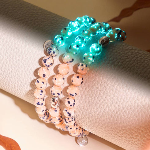 Cobbler aux myrtilles | Argent sterling 925 | Bracelet en verre Firefly