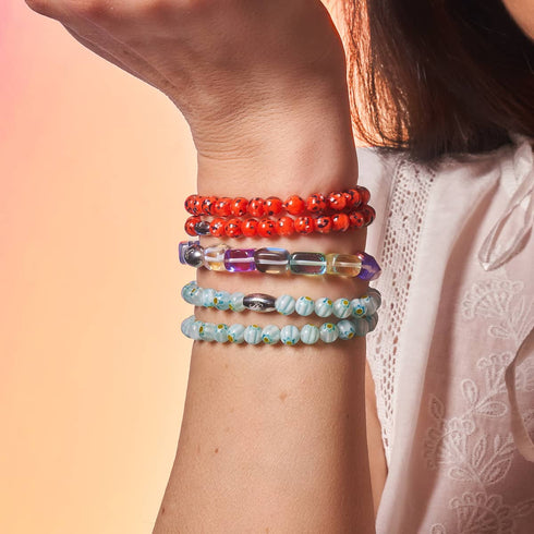 Glowing Ember | .925 Sterling Silver | Firefly Glass Wrap