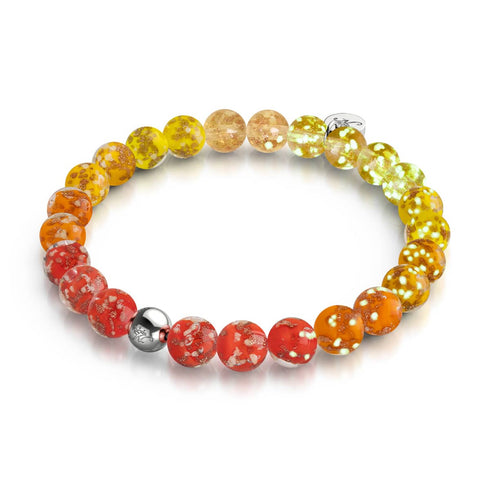Récolte Ombre | Argent sterling .925 | Bracelet Verre Luciole