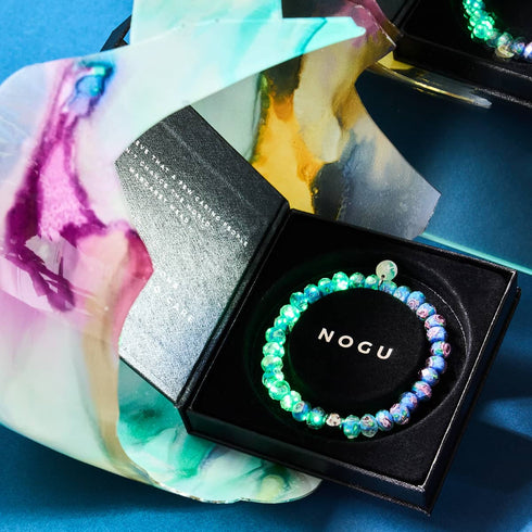 Bracelet en diamants en verre Firefly | Jacinthe 