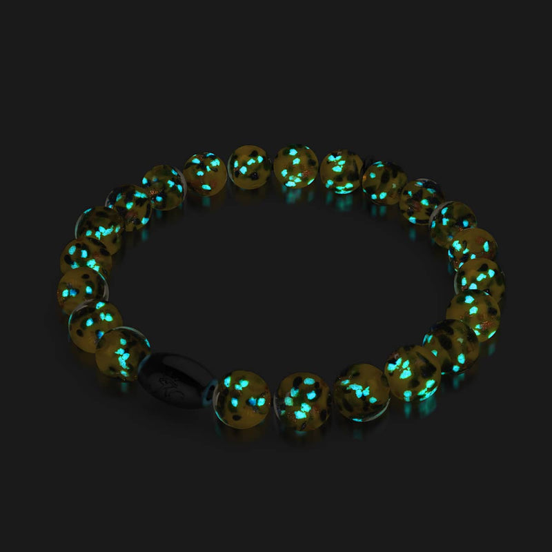 Lemon Grove | Argent sterling 925 | Bracelet en verre Firefly