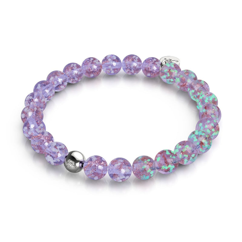 Lilas | Argent sterling .925 | Bracelet Verre Luciole