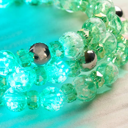 Limelight | Bracelet boule à neige en verre Firefly