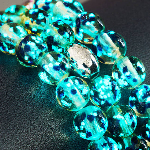 Bracelet Firefly Glass en argent sterling 925 et en forme de flamme de grès