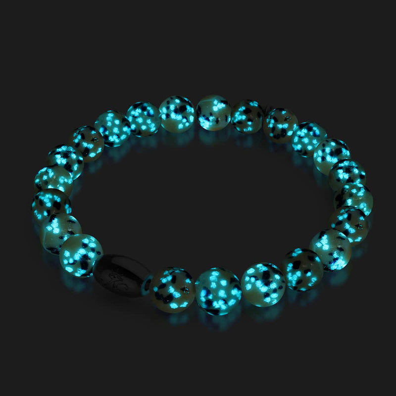 Sables du coucher du soleil | Argent sterling 925 | Bracelet en verre Firefly