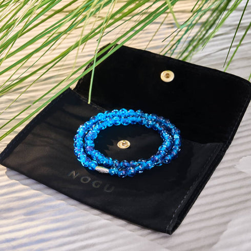Flamme Topaze | Argent Sterling 925 | Enveloppe en Verre Luciole