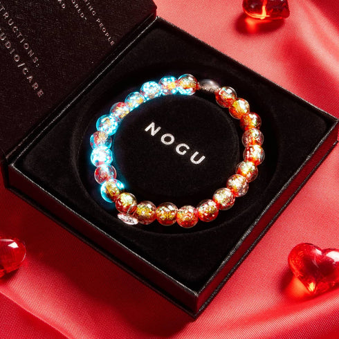 In Love | .925 Sterling Silver | Firework Glass Bracelet