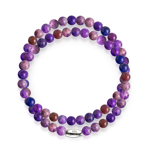 Régalite violette | Argent | Emballage de pierres précieuses