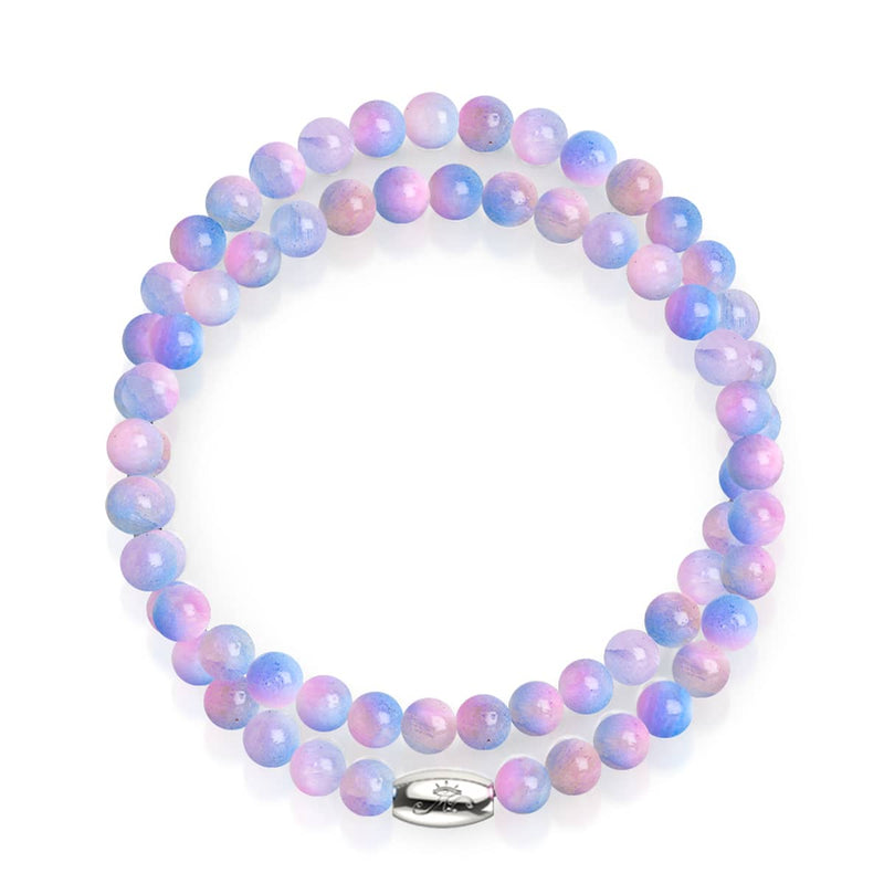 Cloud Nine | Argent | Enveloppement de pierres précieuses turquoises dorées