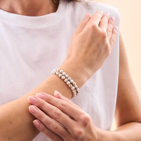 White | Silver | Gilded Turquoise Gemstone Wrap