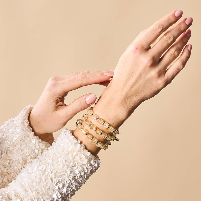 Limonade glacée | Verre à paillettes | Bracelet en sucre 