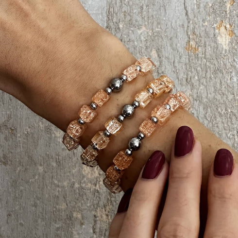 Lady Marmalade | Verre à paillettes | Bracelet en sucre 