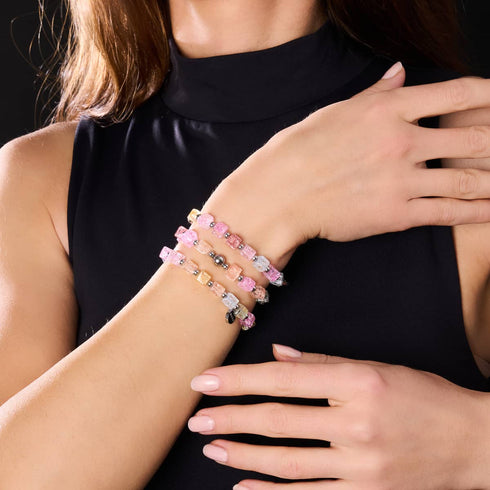Délice arc-en-ciel | Verre pailleté | Bracelet en sucre 