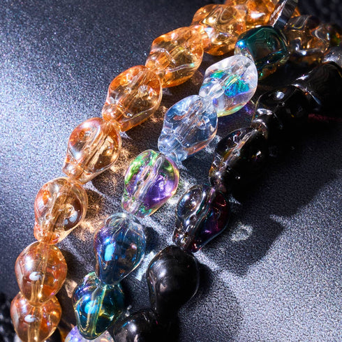 Livre des ombres | Bracelet crâne de cristal