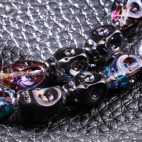 Livre des ombres | Bracelet crâne de cristal