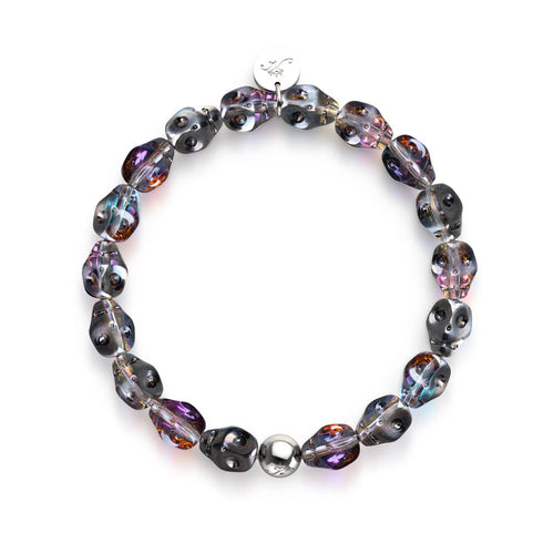 Livre des ombres | Bracelet crâne de cristal