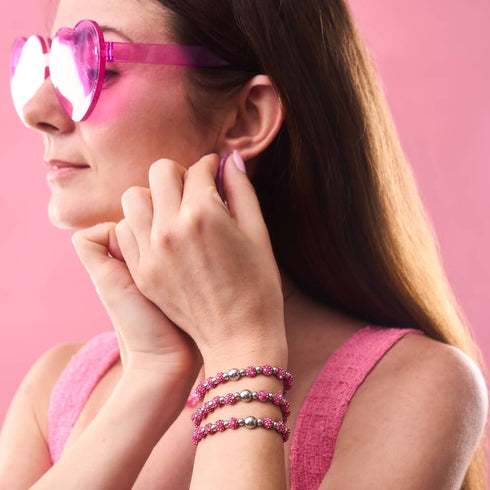 Bracelet Flamingo Sparkle | Cristal Kikiballa 