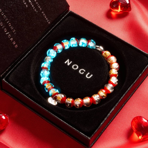 Flèche de Cupidon | Argent sterling 925 | Bracelet en verre lunaire