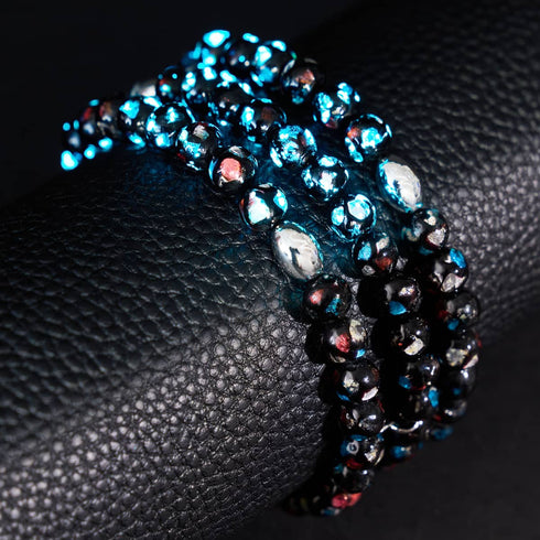 Orion | Bracelet en argent sterling 925 | Verre lunaire 