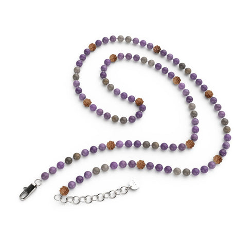 Shaolin Monk | Gemstone Rudraksha | Mala Spiritual Wrap