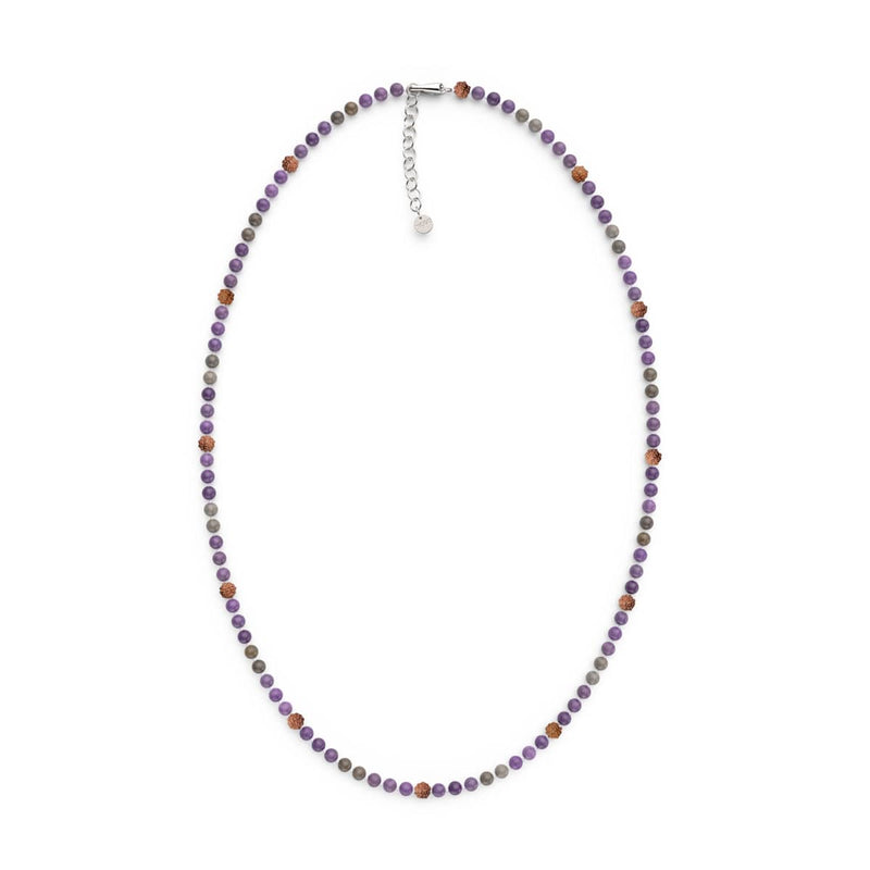 Moine Shaolin | Rudraksha en pierre précieuse | Enveloppement spirituel pour Mala